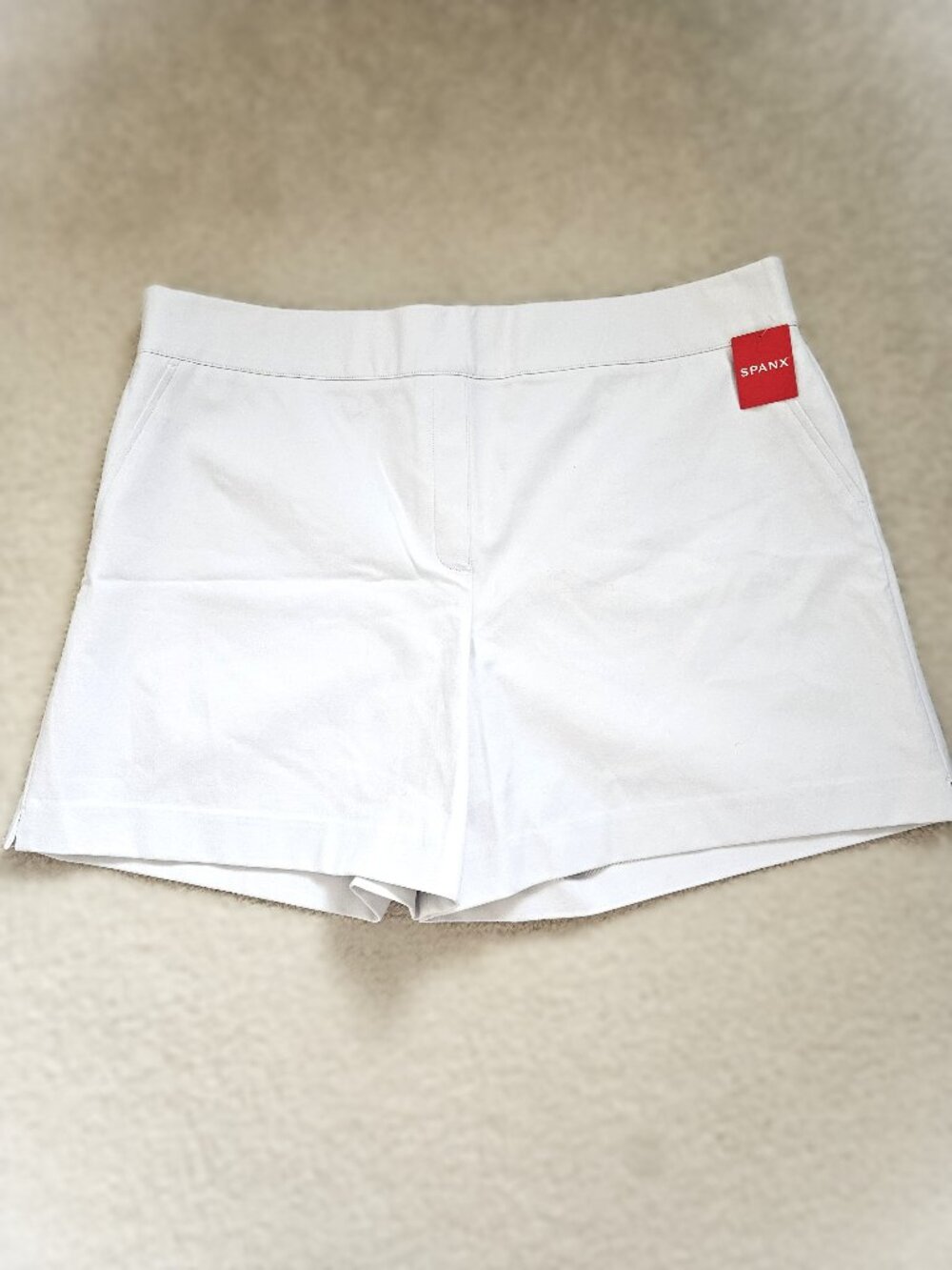 Spanx Silver Linings White Casual Outwear Shorts - Size 2X